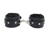 Love In Leather Light Sheepskin Lined Hand Cuffs Default Title Cuffs And Restraints